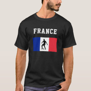 Soccer Football Sports Fan France French Flag T-Shirt