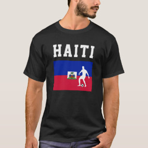 Soccer Football Sports Fan Haiti Haitian Flag T-Shirt
