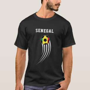 Soccer Football Sports Fan Senegalese Senegal Flag T-Shirt