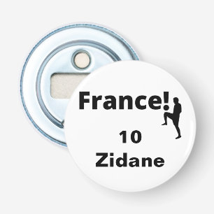 Soccer France, customizable Bottle Opener