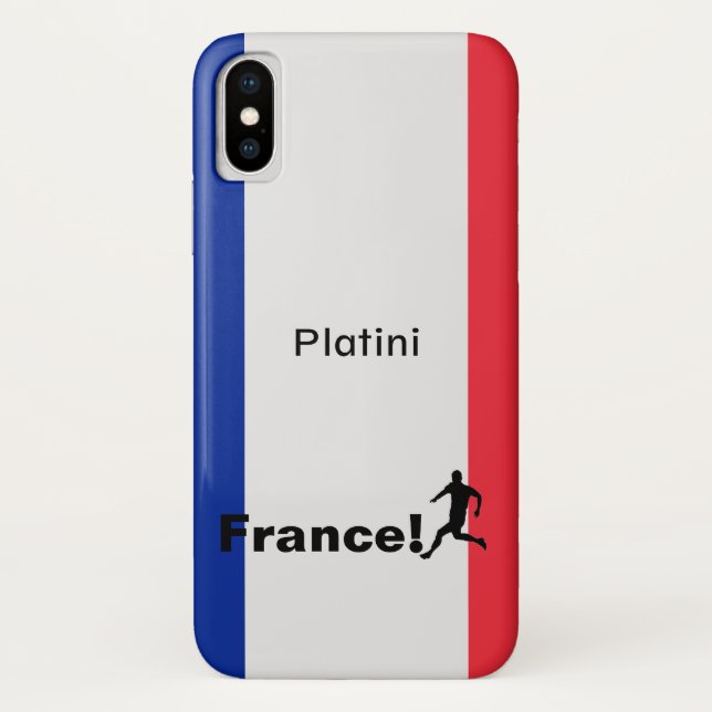 Soccer France, customizable Case-Mate iPhone Case (Back)