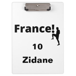 Soccer France, customizable Clipboard