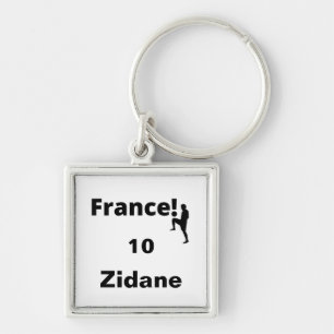 Soccer France, customizable Keychain