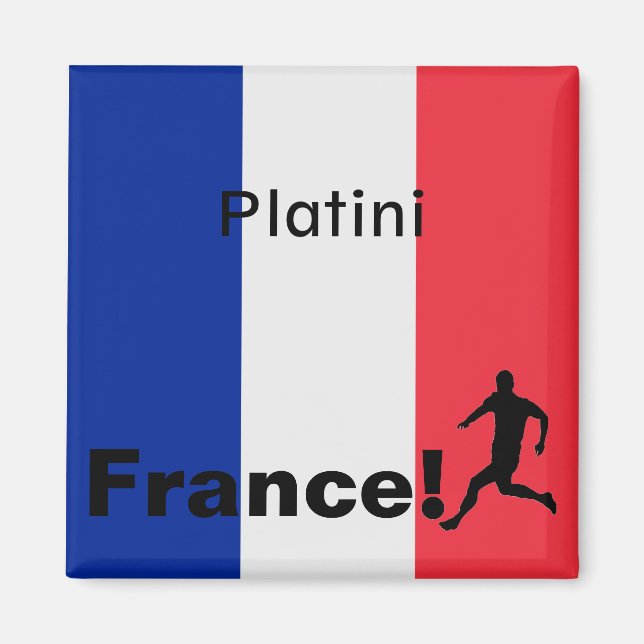 Soccer France, customizable Magnet (Front)