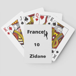 Soccer France, customizable Playing Cards