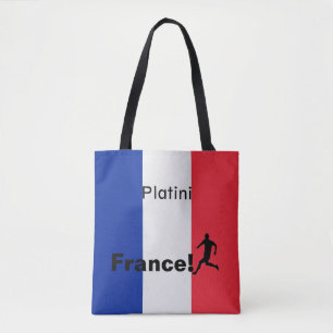 Soccer France, customizable Tote Bag