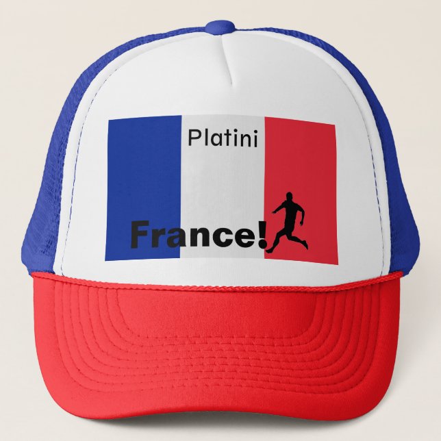 Soccer France, customizable Trucker Hat (Front)