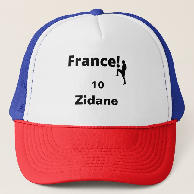 Soccer France, customizable Trucker Hat (Front)