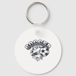 Soccer Futbol Fußbyll Goal Keeper Trainer Soccer Keychain