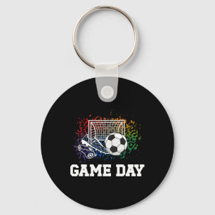 Soccer Game Day Goal Game Day Soccer  Keychain