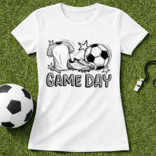Soccer Game Day Player Look T-Shirt