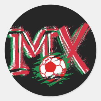Soccer game Mexican national football team Classic Round Sticker