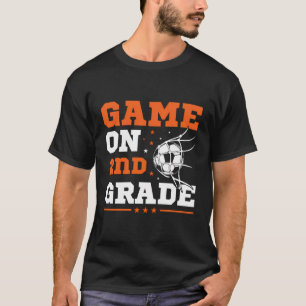 Soccer Game On 2Nd Grade Back To School Cute Sport T-Shirt