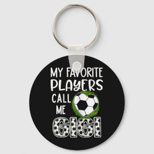 Soccer Gift, My Favorite Players Call Me Gigi, Gra Keychain