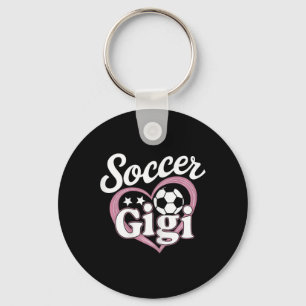Soccer Gigi Cute Grandma Heart Footll Player Son S Keychain