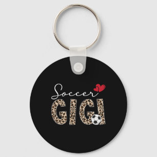 Soccer Gigi Leopard Gigi Of A Soccer Player Gigi Keychain