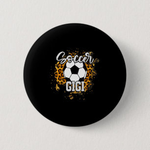 Soccer Gigi Vintage Soccer Family Matching T Shirt 2 Inch Round Button