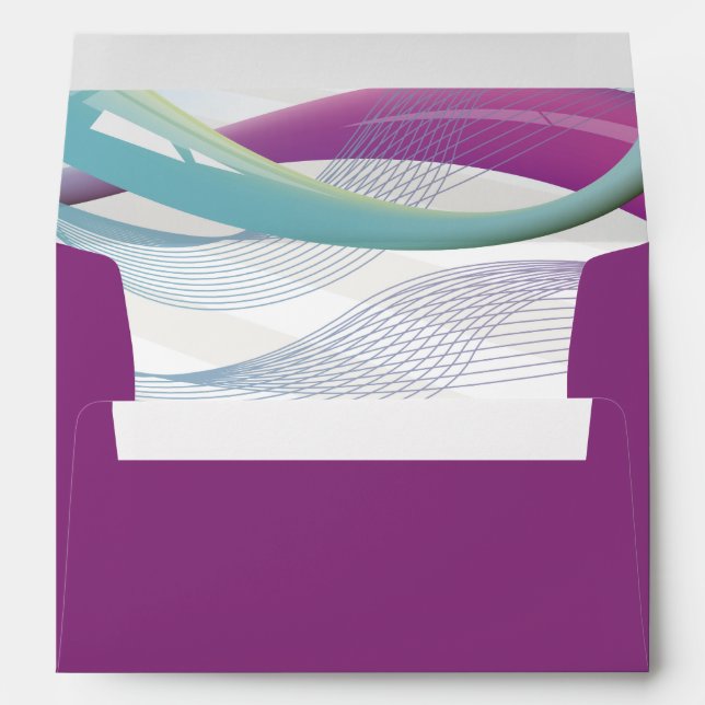 SOCCER GIRL Bar Mitzvah Pre-Addressed Envelope (Back (Bottom))