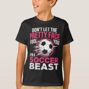 Soccer Girl Cute Groovy Soccer Lover Women Girls K T-Shirt