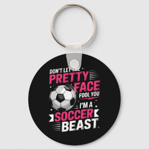 Soccer Girl Definition Funny Soccer Girl Keychain