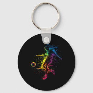 Soccer Girl Keychain
