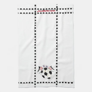 Soccer Girl Kitchen Towel