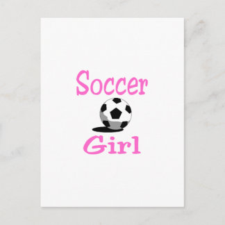 Soccer Girl Postcard