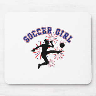 Soccer Girl Soccer Fan Support Stadium Show Your P Mouse Pad