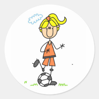 Soccer Girl Sticker