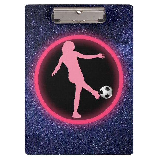 Soccer Girls Galaxy     Clipboard (Front)