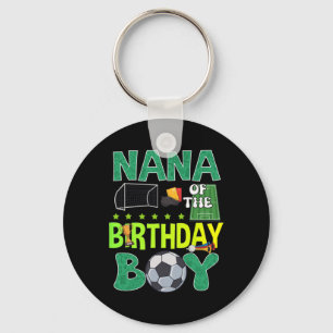 Soccer Goal Birthday Boy Party Trophy Ll For Nana Keychain