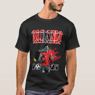 Soccer Goal Celebration Albania Flag 2025 T-Shirt