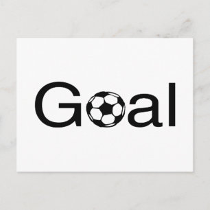 Soccer Goal Postcard