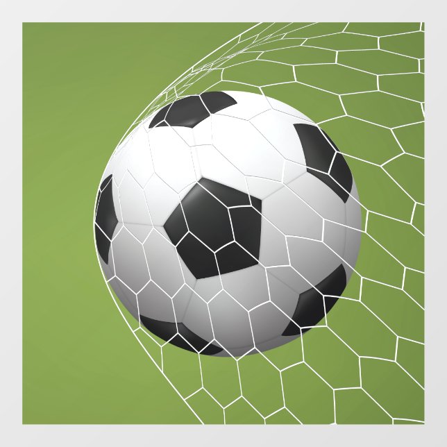 Soccer goal window cling (Sheet)