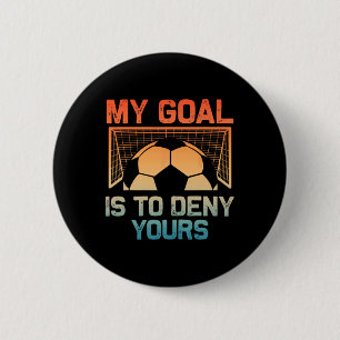 Soccer Goalie Art For Men Women Boys Girls Gag Soc 2 Inch Round Button