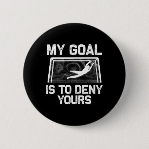 Soccer Goalie Art For Men Women Boys Girls Gag Soc 2 Inch Round Button