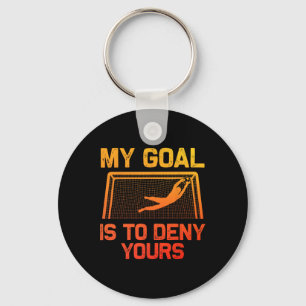 Soccer Goalie Art For Men Women Boys Girls Gag Soc Keychain