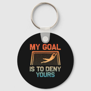 Soccer Goalie Art For Men Women Boys Girls Gag Soc Keychain