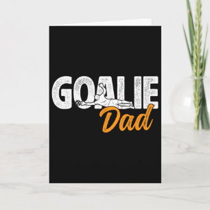 Soccer Goalie Dad Of A Soccer Goalkeeper Father  Card