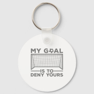 Soccer Goalie Design For Men Women Soccer Player G Keychain