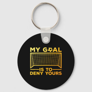 Soccer Goalie Design For Men Women Soccer Player G Keychain