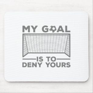 Soccer Goalie Design For Men Women Soccer Player G Mouse Pad