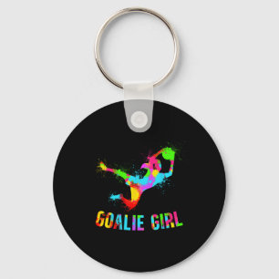 Soccer Goalie Girl Soccer Goalkeeper Female Soccer Keychain