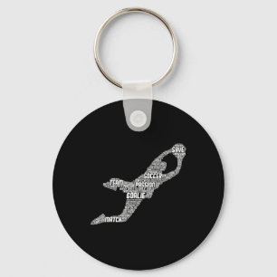 Soccer Goalie Goalkeeper Men Kids Boys Youth Keychain