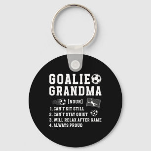 Soccer Goalie Grandma Definition Soccer Keeper Gra Keychain