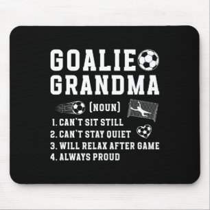 Soccer Goalie Grandma Definition Soccer Keeper Gra Mouse Pad