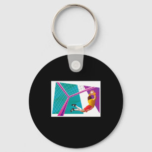 Soccer Goalie Kids T Shirt Keychain