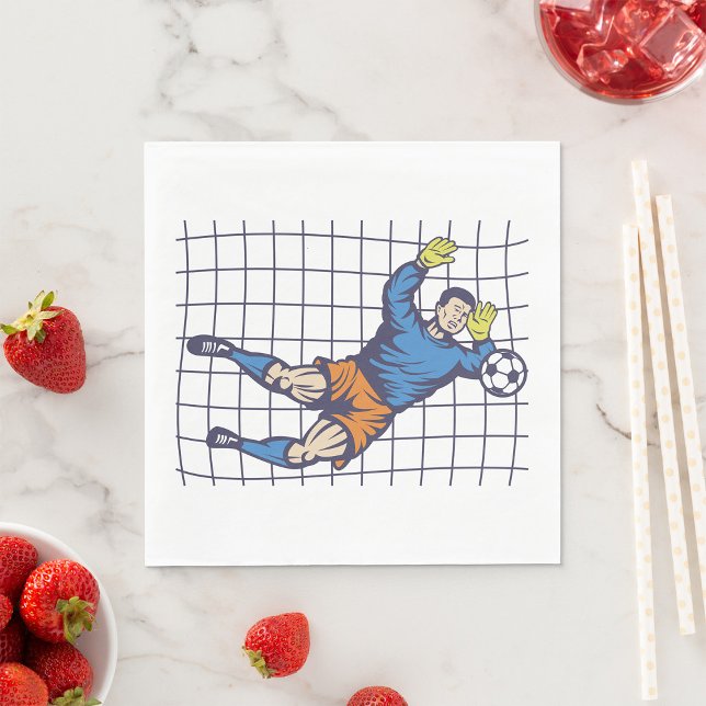 Soccer Goalie Napkin (Creator Uploaded)