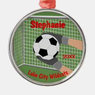Soccer Goalie Personalized Ornament