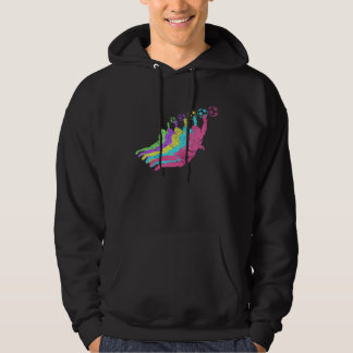 Soccer Goalie Save 80s Colors 1980s Hoodie